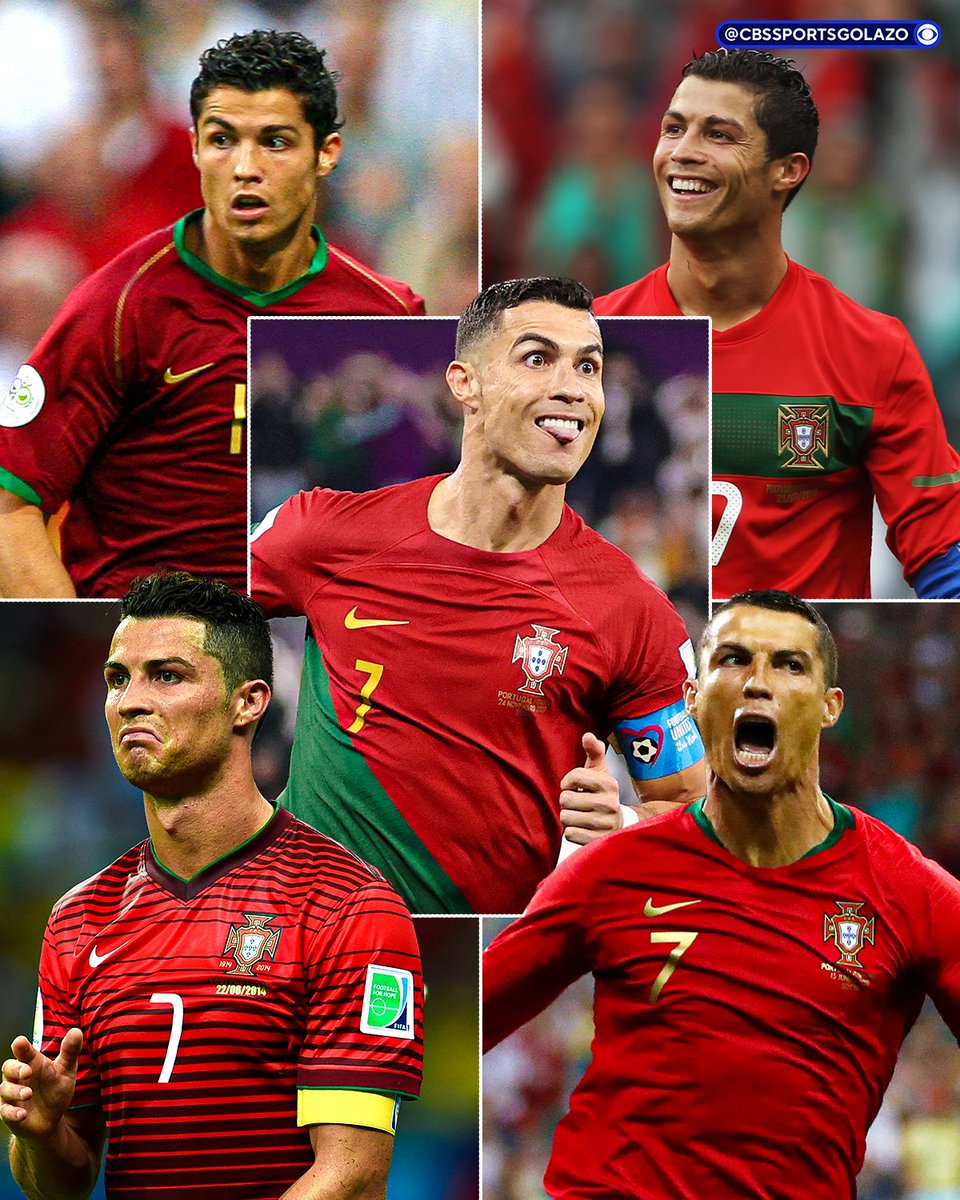 🚨 Cristiano Ronaldo could become the first male player in history to play in six World Cups 🏆🌎

🇩🇪 2006
🇿🇦 2010
🇧🇷 2014
🇷🇺 2018
🇶🇦 2022
🇺🇸🇨🇦🇲🇽 2026