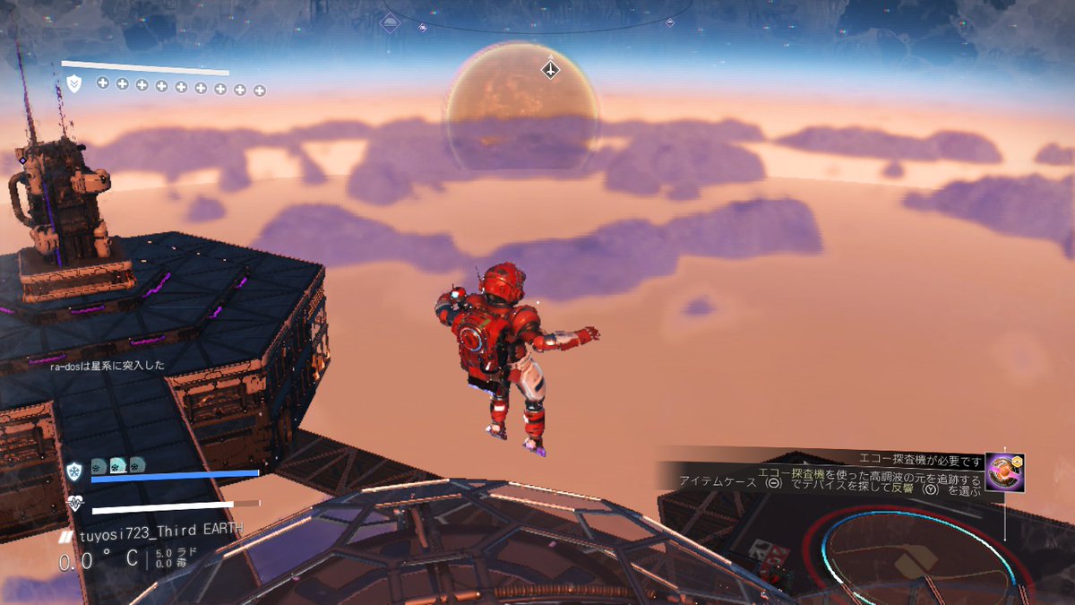 すごい。眼下に雲そして、眼前に隣の惑星。そして、外に出れば無重量空間。コルベットで訪れていたため基地へのアクセスは宇宙遊泳。なんともすごい眺めだ。衛星軌道上から見る夜明けも美しい。しかし、頭上にはずっと星空が広がるのだ。うーんロマン🚀
#日本人コミュニティ地球型惑星