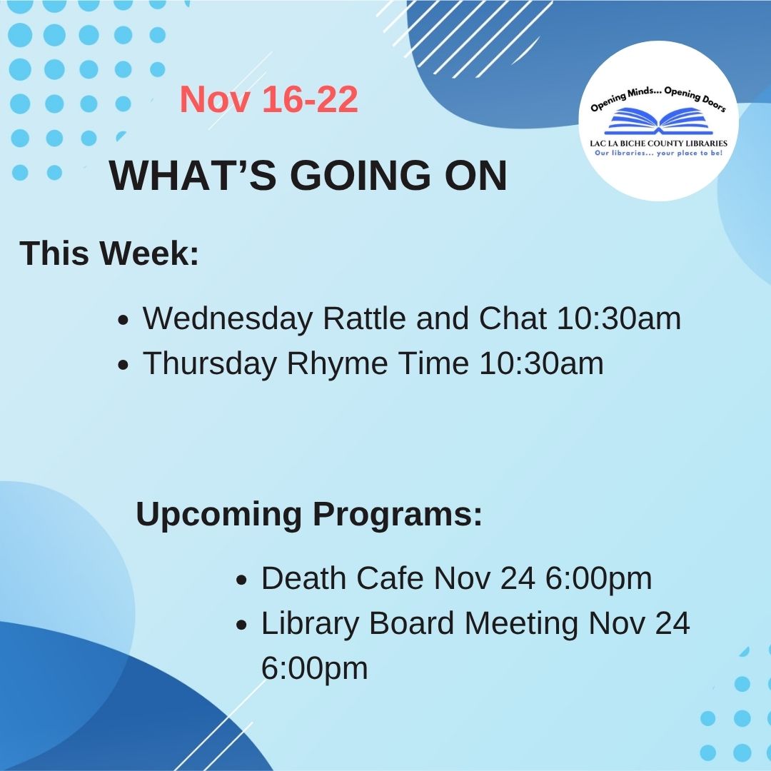 LLBC_Libraries's tweet image. See our website for more information about all our programs and services visit llbcl.ca. #LLBCLibraries