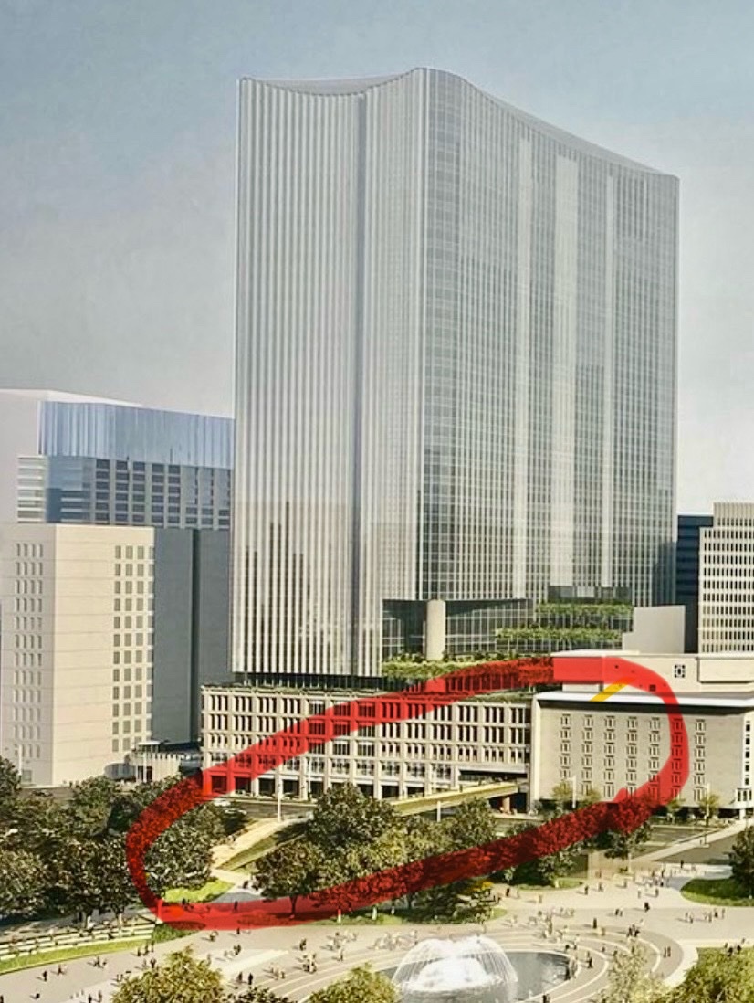 hibiya_pk's tweet image. 災害時に障害物になりかねないデッキを緊急輸送道路の上空に公園という体で架けることって、本当に社会貢献でしょうか
公園は122年もの歴史ある日比谷公園が目の前にあるし、公園の樹木を犠牲にしてまですること？

#日比谷公園を助けて 
署名🙏　change.org/HibiyaPark