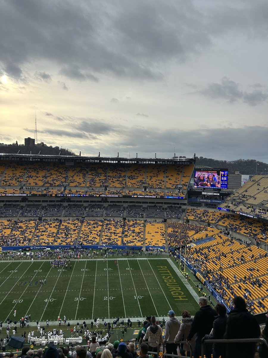 Just emptying out stadiums.