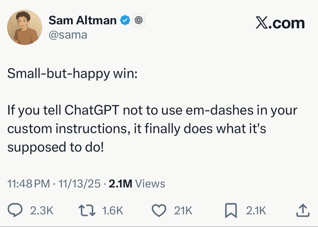 thecodemancer_'s tweet image. I like em-dashes but AI is obsessed with it.  

Are you team dashes?