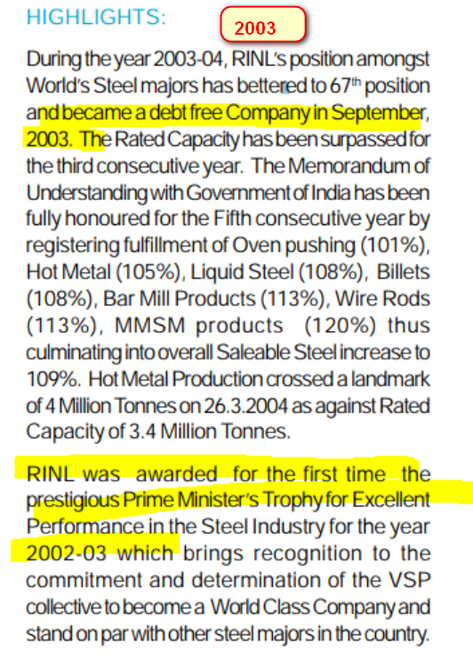 eclector1419857's tweet photo. #Visakhapatnam #Steel Plant
2000 సంవత్సరంలో #BIFR రిఫర్ చేయబడిన విశాఖపట్నం స్టీల్ ప్లాంట్ 2002 కల్లా #Turnaround లాభాల బాట పట్టింది
BIFR & disinvestment నుంచీ తప్పించి కేంద్ర ప్రభుత్వాన్నీ ఒప్పించింది CBN గారి ప్రభుత్వమే
ఇవి గుర్తుచేస్తూనే ఉండాలి కదా ? @Pallasrinivas4u https://t.co/m6IosP73Jf