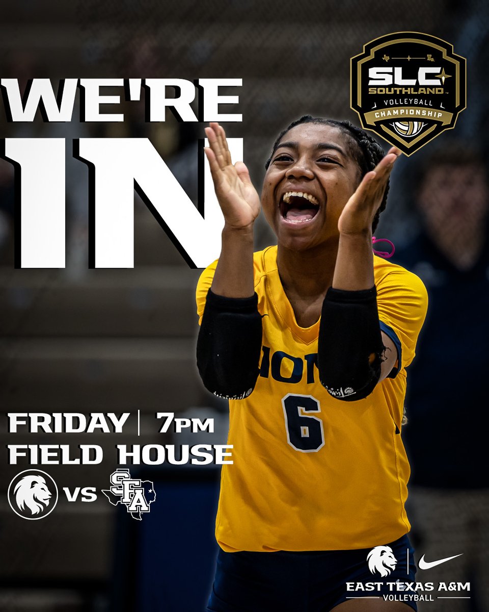 Catch us in the Field House on Friday night for some postseason volleyball! #HailET