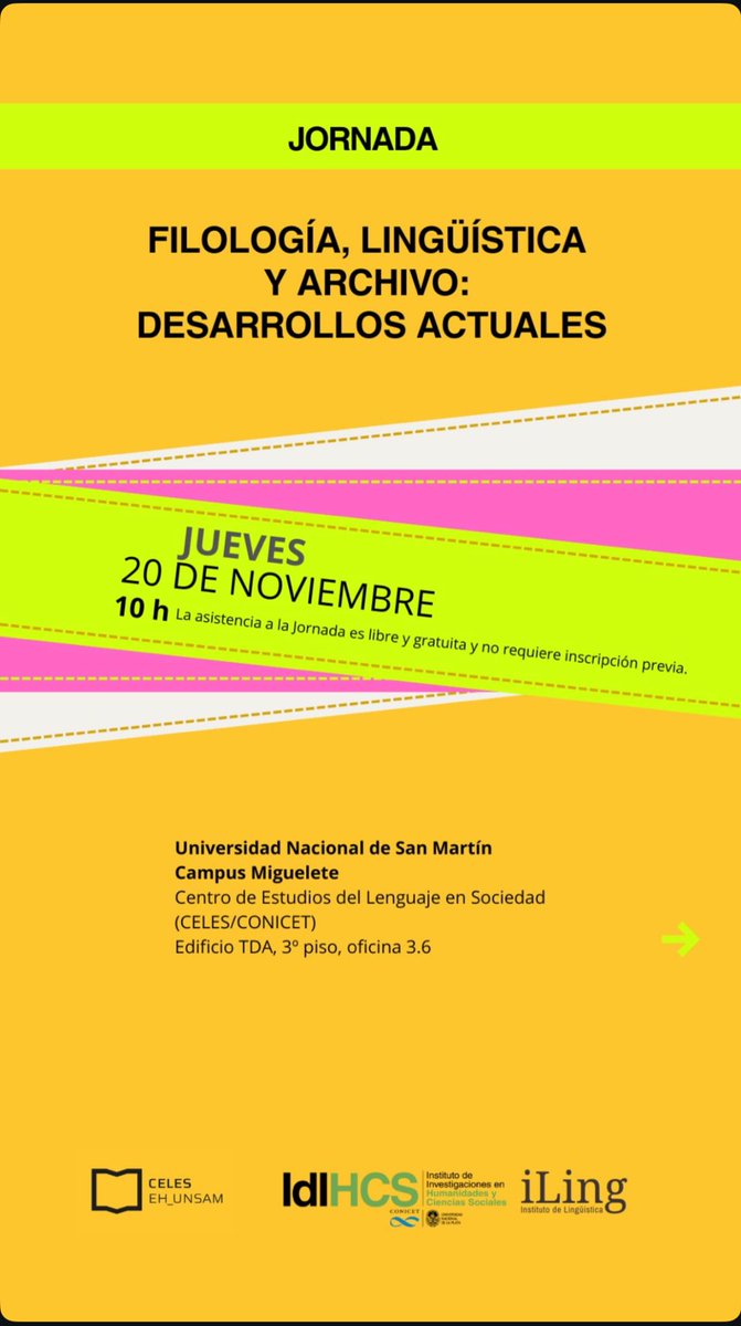 MJGarciaFolgado's tweet image. El día 20, nuestros colegas de @ILinguistica participan en la interesante jornada Filología, Lingüística y Archivo en la @unsamoficial 
#histlx #HistoriaGramaticaEscolar