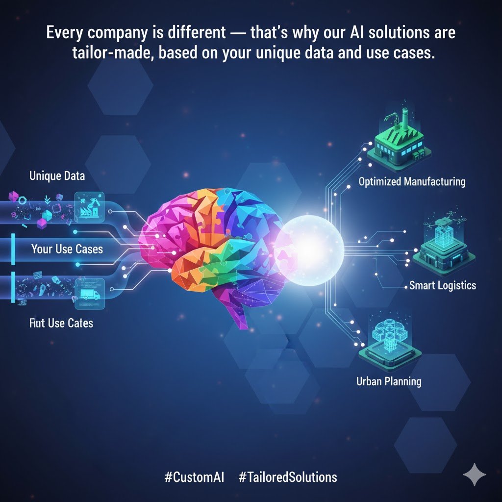SlyAboagye2's tweet image. Every company is different — that’s why our AI solutions are tailor-made, based on your unique data and use cases. #CustomAI #TailoredSolutions