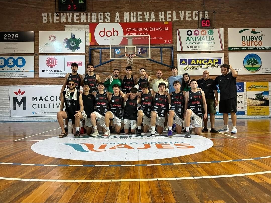 Liga de Desarrollo.
¡Ganaron los pibes!
Plaza Helvético 73 - Aguada 82.
Valentino Acuña 20pts, Manuel Fernández 18, Bautista Traversa 17.