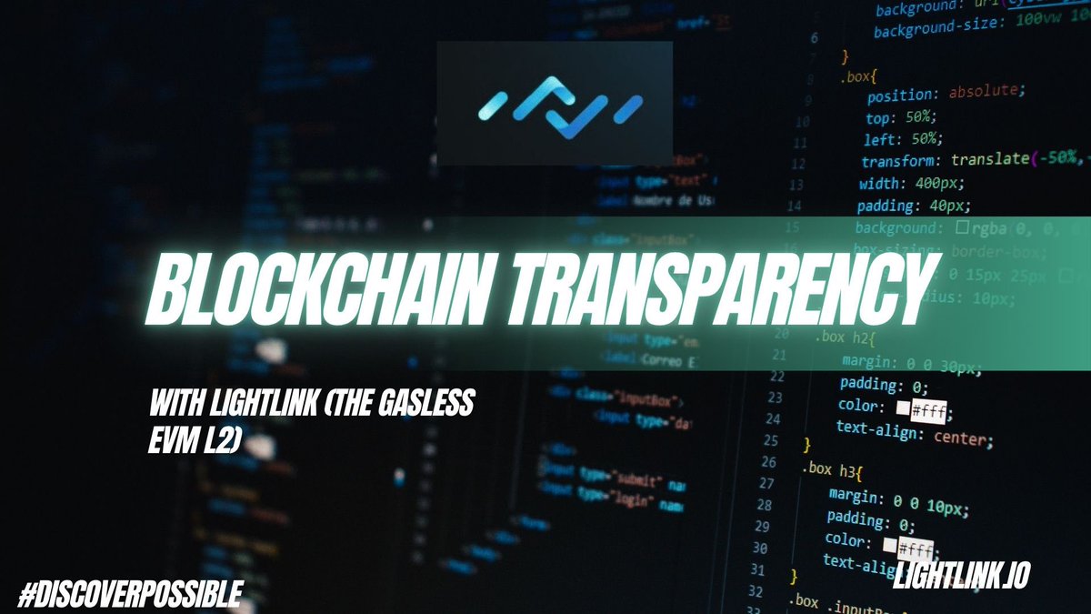 Bigphantom15's tweet image. 1. LightLink Blockchain Transparency:

@LightLinkChain 
$LL
#DiscoverPossible