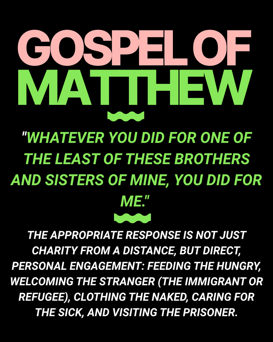 Jesus of Nazareth had some direct comments about how to act toward people in need.