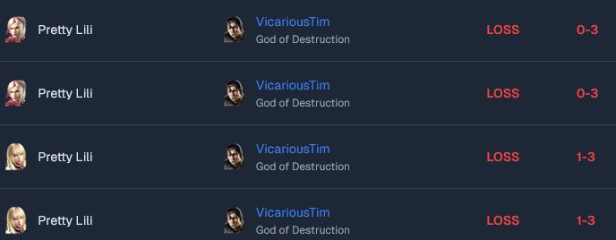 Take your round. I'll take my matches.