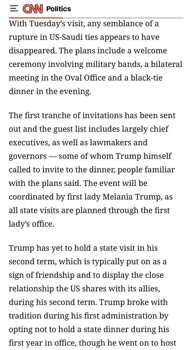 Labeebhubb's tweet image. جديد أخبار زيارة الأمير محمد بن سلمان الرسمية إلى أمريكا عبر الـ CNN:

 1- البيت الأبيض قرر اعتماد جميع مظاهر الاحتفاء بالاستقبال الرسمي للرؤساء.
2- مراسم استقبال تتضمن فرقاً عسكرية، اجتماعاً ثنائياً في المكتب البيضاوي، وحفل عشاء رسمي في المساء.
3- أُرسلت الدفعة الأولى من…