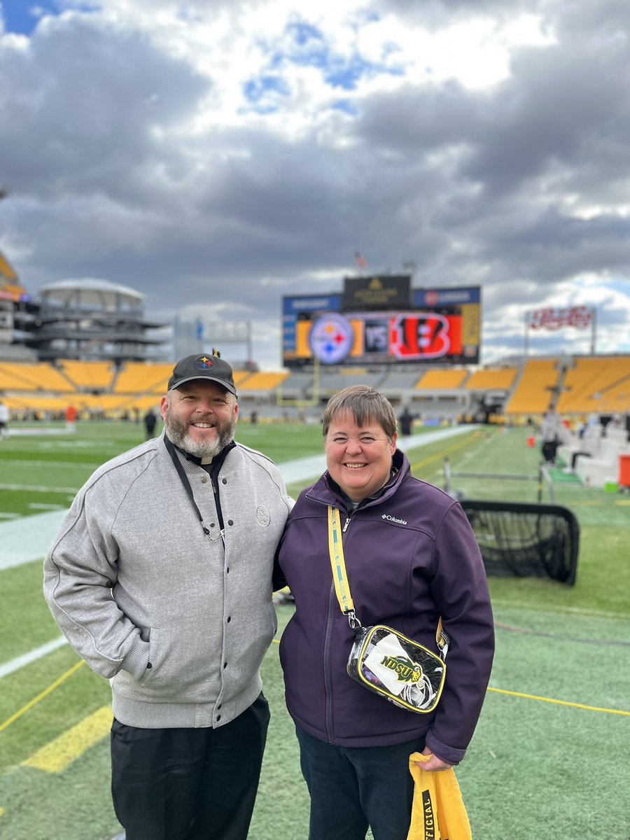 At the Steelers game. #SteelersNation