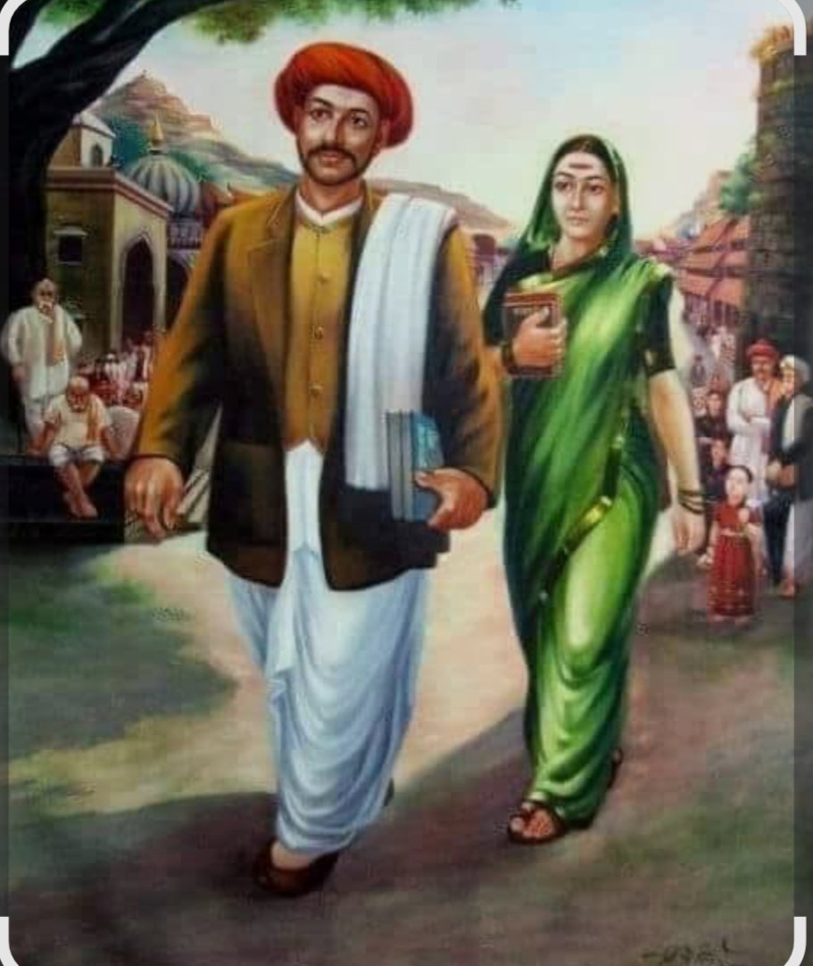 Alokvazad's tweet photo. आज से ठीक #173_साल_पहले, #16_नवम्बर_1852 को, #महात्मा_ज्योतिराव_फुले और #सावित्रीबाई_फुले को #ब्रिटिश_सरकार द्वारा #शिक्षा के क्षेत्र में उल्लेखनीय योगदान के लिए #पुणे_कॉलेज के तत्कालीन #प्रिंसिपल #मेजर_कैन्डी ने सार्वजनिक रूप से अभिनंदन किया था। https://t.co/oJGcJ26GCs