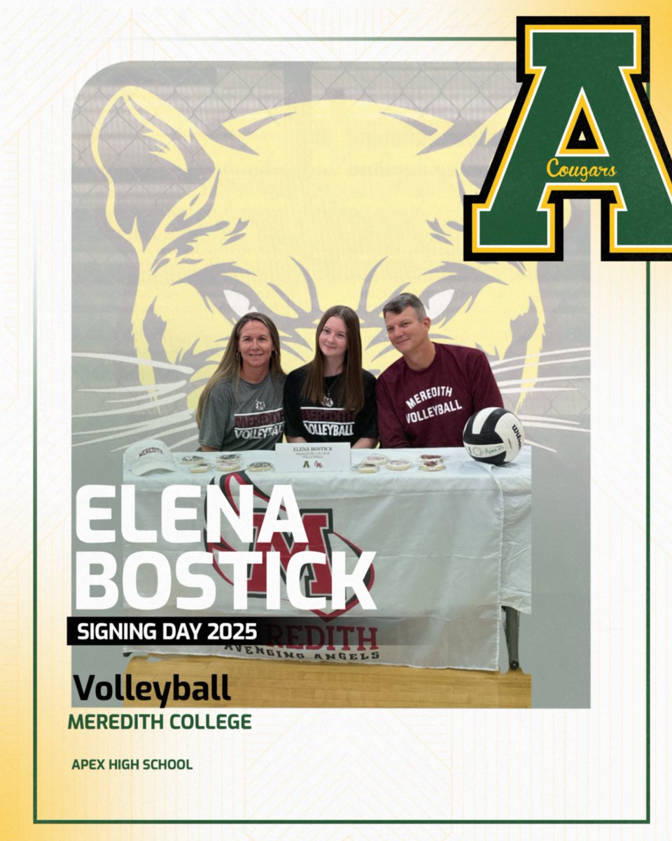 Congratulations, Elena! 🏐
<a href="/ApexHighSchool/">Apex High School</a> <a href="/apexhsathletics/">Apex Athletics</a> <a href="/apexvball8/">Apex Volleyball</a>