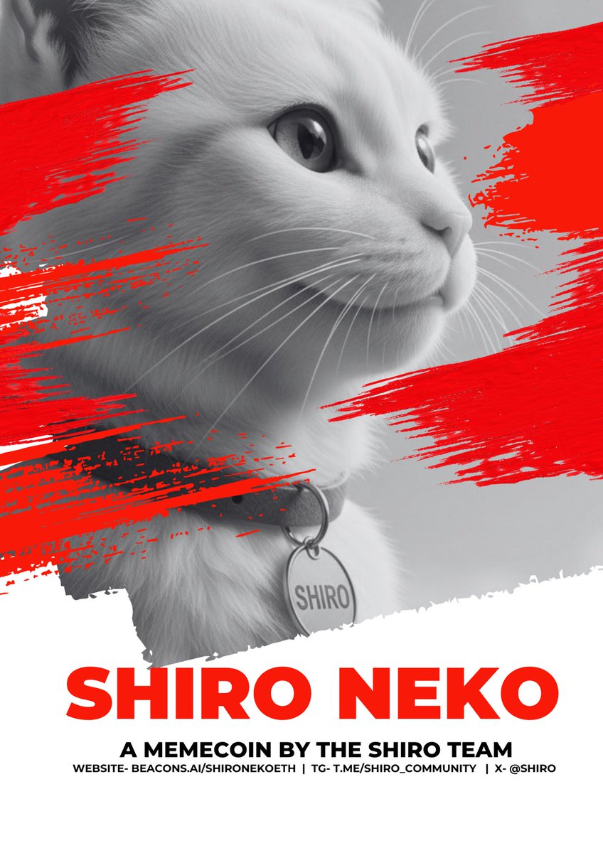<a href="/bruca/">Bruca ✰</a> $SHIRO is the best narrative with the most active community.

<a href="/shiro/">Shiro Neko</a> #SHIROARMY #ShiroCommunity 
#BuildAndHold