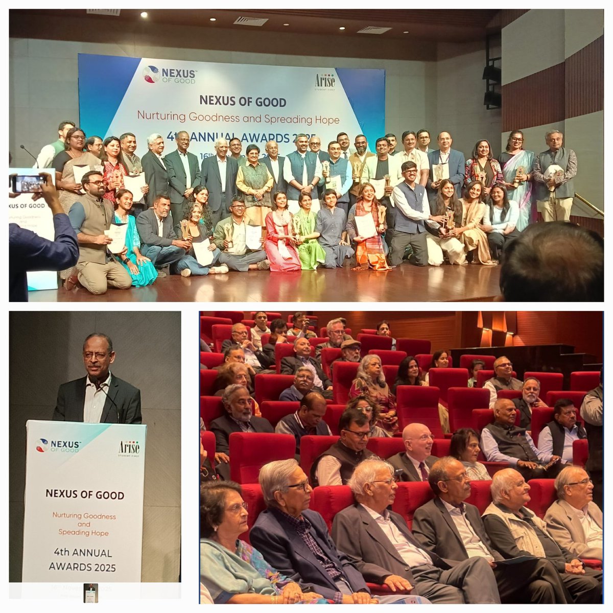 Winners of Nexus of Good Awards, 2025 came  from different parts of the country. They epitomised the essence of <a href="/nexusofgood/">Nexus of Good</a>, demonstrating that good can be done irrespective of the set of circumstanced. The awards were given away today by Mr B K Chaturvedi, former Cabinet Secy