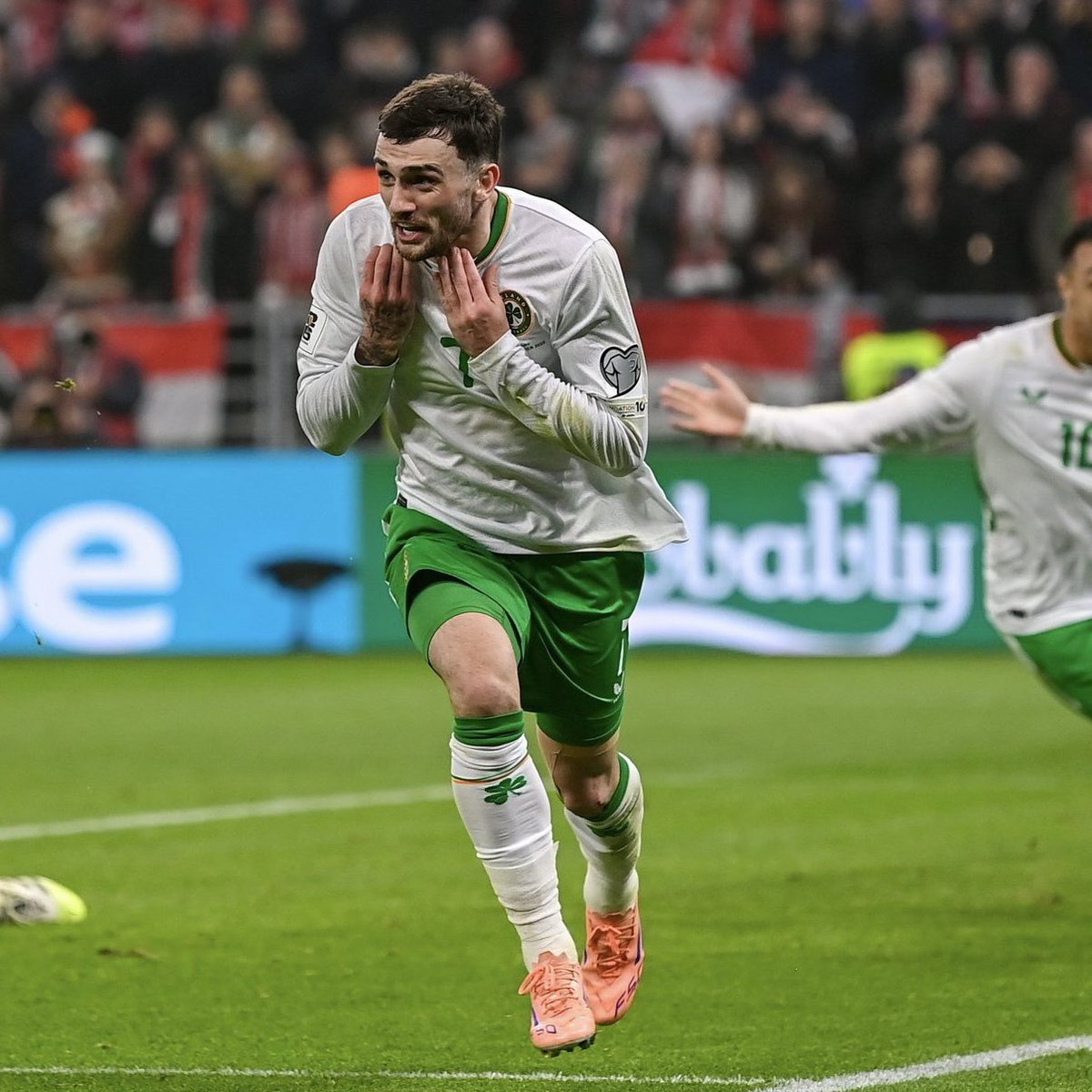 IrishUnity's tweet image. Ireland are going to the play offs 🇮🇪