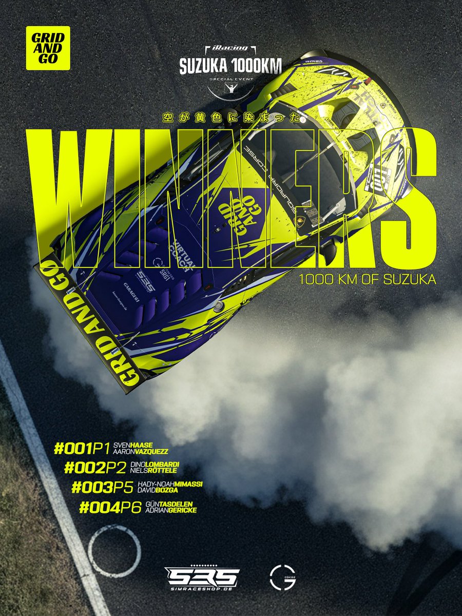 With the final run of Special Events in 2025 - a year of ups and downs have come to an end. Grabbing a massive Team result in Suzuka we will come back even stronger in 2026. massive shoutout to the whole Team and especially to <a href="/AVL_44/">71aaron</a> who Shared the car with me into victorylane