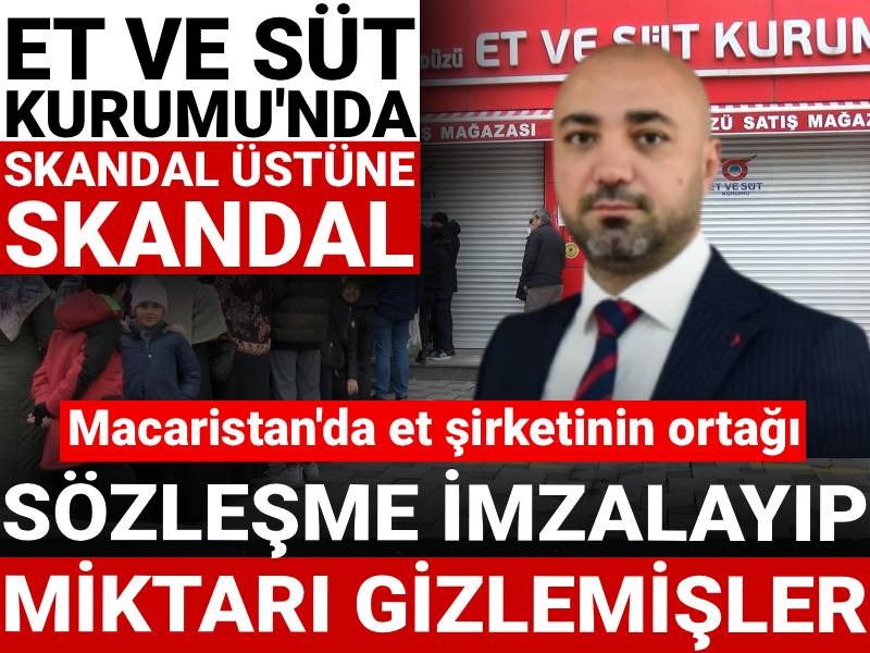 Et ve Süt Kurumu'nda skandal üstüne skandal!

Sözleşme imzalayıp miktarı gizlemişler!

Et ve Süt Kurumu Genel Müdürü Mücahid Taylan'ın Macaristan'da et şirketine ortak olduğu ortaya çıkmıştı...

halktv.com.tr/gundem/et-ve-s…