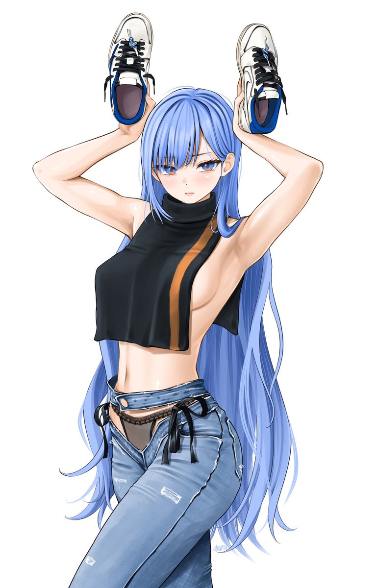 chaesuart's tweet image. sneakerhead tsundere