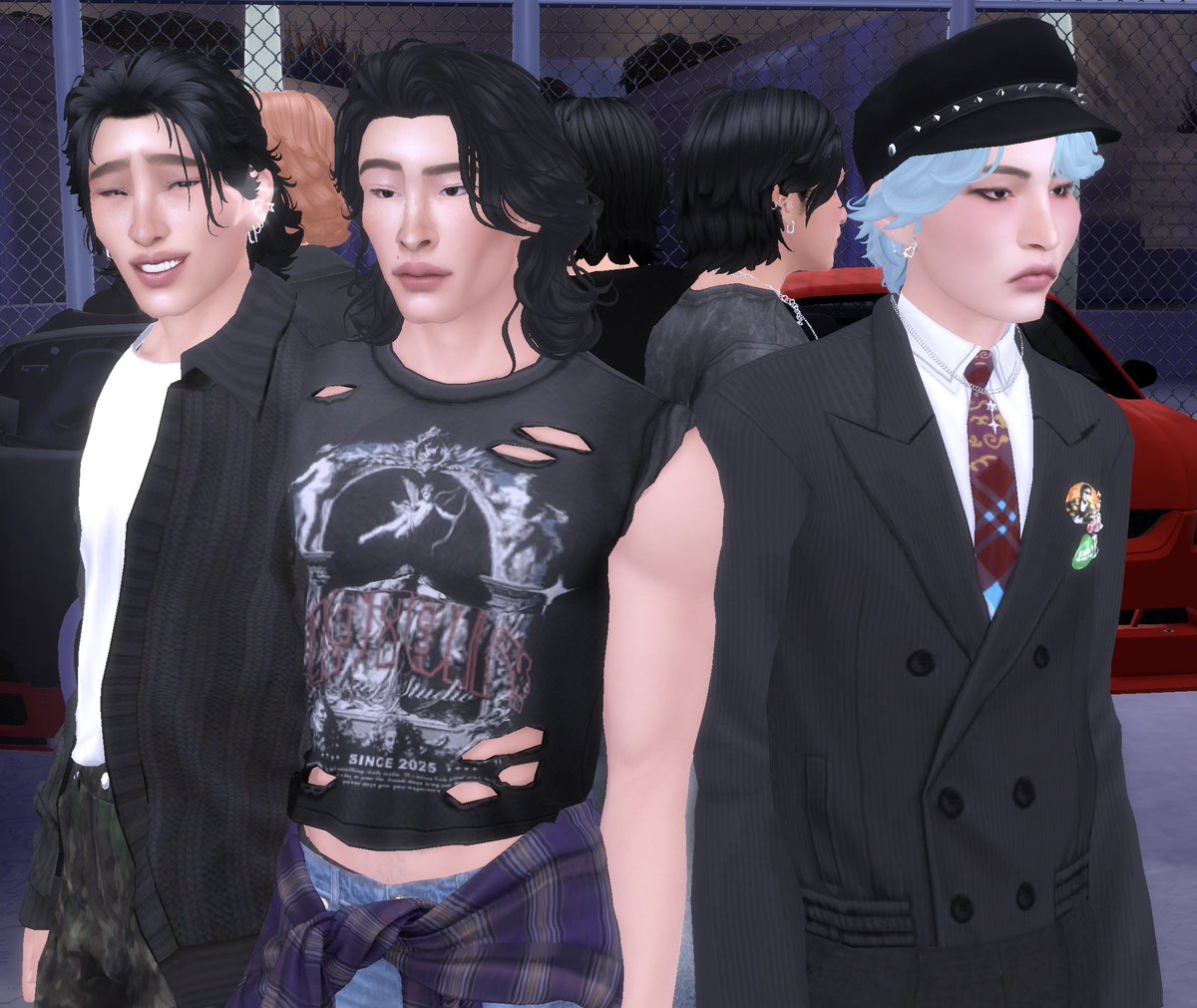 mainchrctrtrait's tweet image. They&apos;d be called a group of chop hoes if they hit Korea but I luv them anyways