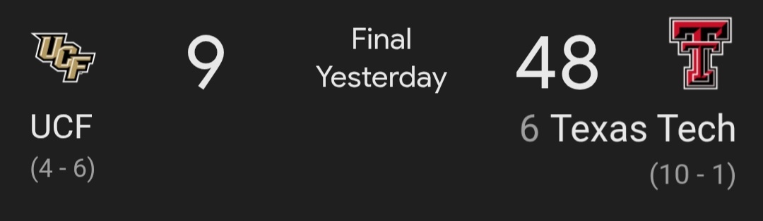 Reminder that <a href="/SSN_UCF/">⚔️Sidelines - UCF⚔️</a> was looking forward to this