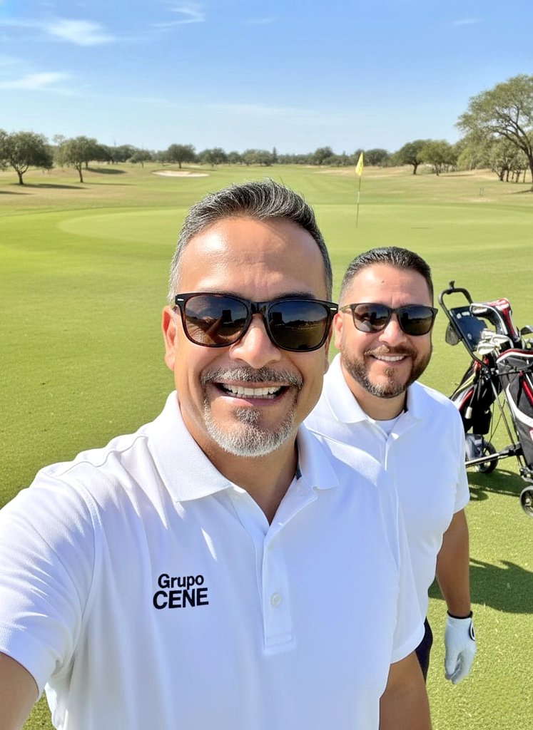 Felix78639413's tweet photo. It's always better when we play as a team, both on and off the course. Enjoying this great sport with my brother and remembering that every shot is a new opportunity. Let's keep looking for that hole-in-one in life! 💪 #Golf #Motivation #Brothers #GrupoCENE https://t.co/v9gDObZQgu
