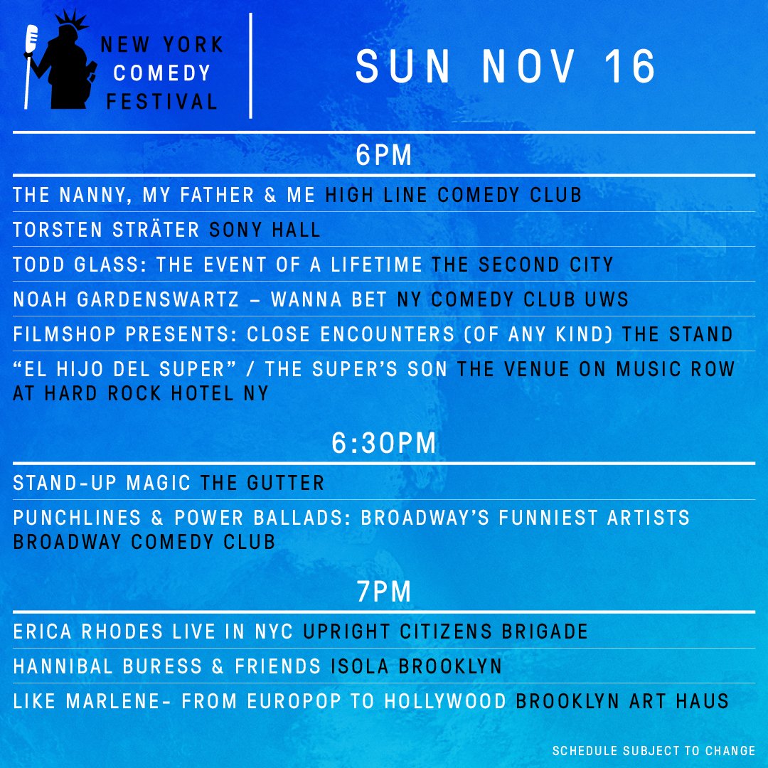 New York Comedy Festival tweet media