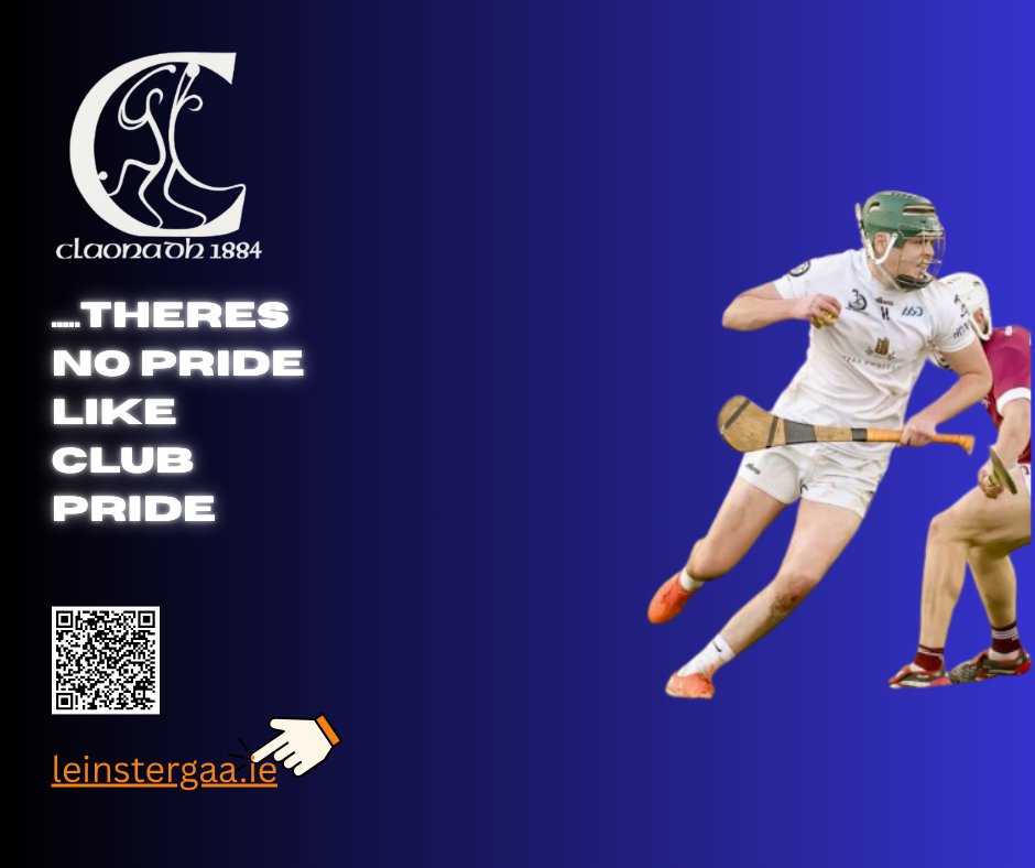 ClaneGAA's tweet image. Newbridge is the only place to be on Saturday as our Senior Hurlers take on Clonad of Laois in the Leinster Semi-Final.

We are calling on everyone to get behind the lads for what is a huge game for the club 🤍🤍