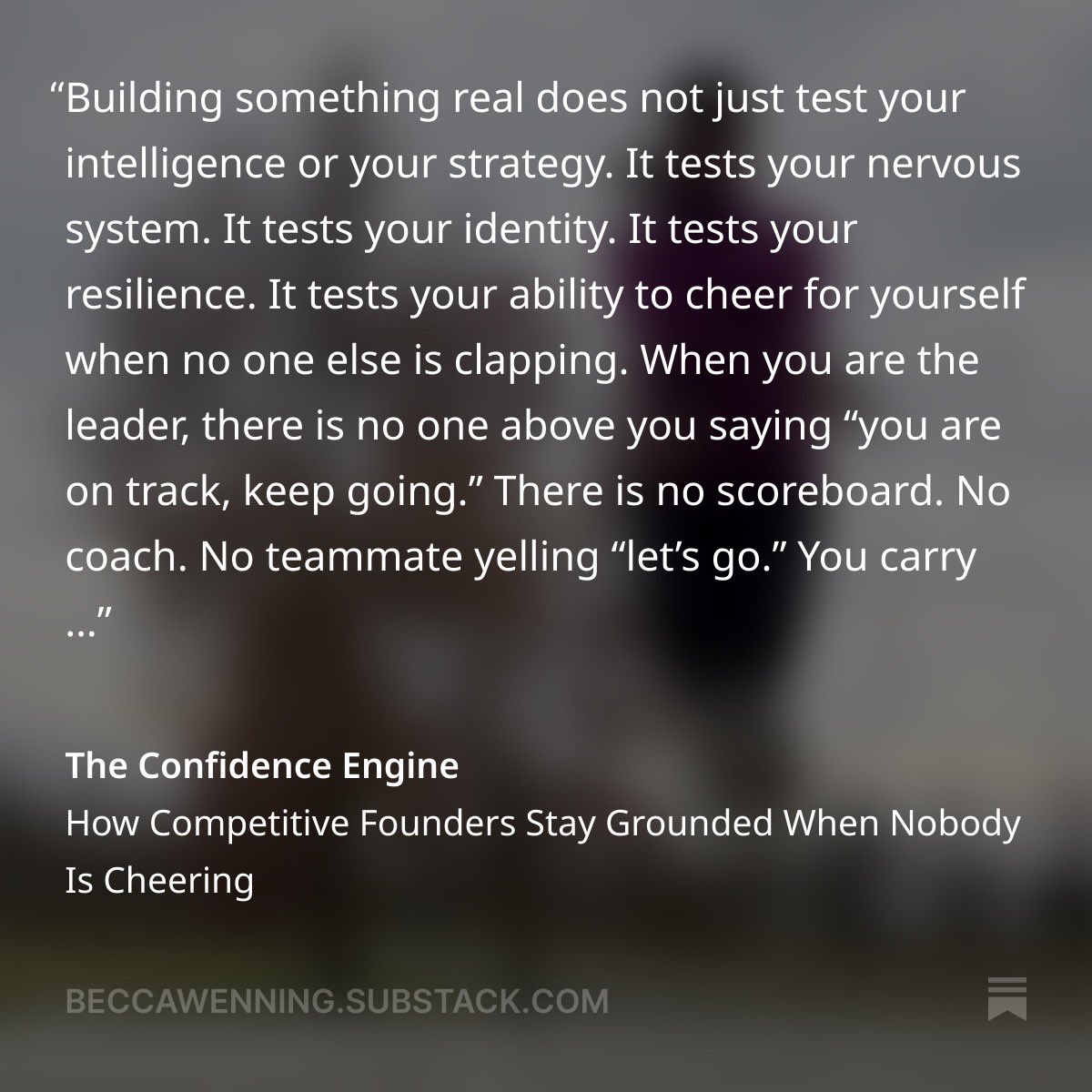 beccawenning's tweet image. Former athletes make back-able founders.

We were built for feedback.
For grit.
For pressure.
#AI #techfounder #buildinginpublic #fashiontech