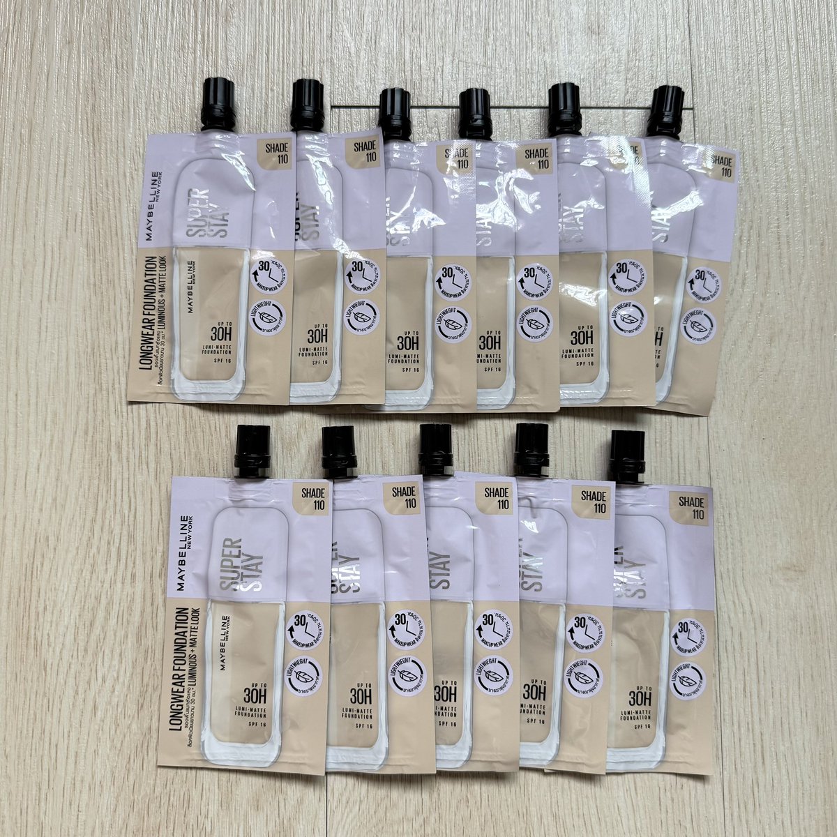wynt8r's tweet photo. MAYBELLINE SUPER STAY LUMI-MATTE FOUNDATION รองพื้นฝาม่วง สี 110

ขายเหมา11ซอง 200฿ 

ค่าส่ง 40฿ (300ขึ้นไปส่งฟรี)

#ส่งต่อสกินแคร์ #ส่งต่อเครื่องสําอางมือสอง #ส่งต่อเครื่องสำอาง #ส่งต่อคสอ #ส่งต่อคสอมือสอง #เครื่องสำอางมือสอง #เครื่องสําอางเกาหลี #ส่งต่อคสอ #ส่งต่อmaybelline https://t.co/5ydu0yL9ai