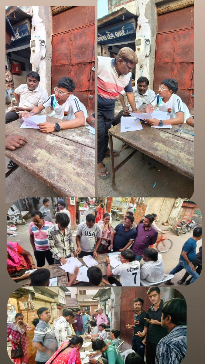 VedantTrivedi10's tweet photo. મતદાર યાદી સઘન સુધારણા કાર્યક્રમ ( SIR) અંતર્ગત આજ રોજ સરખેજ ગામ ના સ્થાનિક રહીશો ને ફોર્મ ભરવા માટે તથા ફોર્મ તથા કાર્યક્રમ ની યોગ્ય સમજ પૂર્ણ પાડવા માટે નું આયોજન થયું જેમાં મોટી સંખ્યા માં સ્થાનિકો ના ફોર્મ ભરી આપ્યા તથા યોગ્ય માર્ગદર્શન પૂરું પાડ્યું . https://t.co/3sTOgwznef