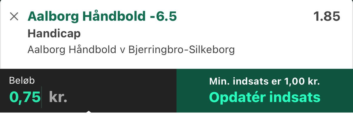 HighOnTips's tweet image. Tager sgu lidt mere Aalborg, samme odds ds