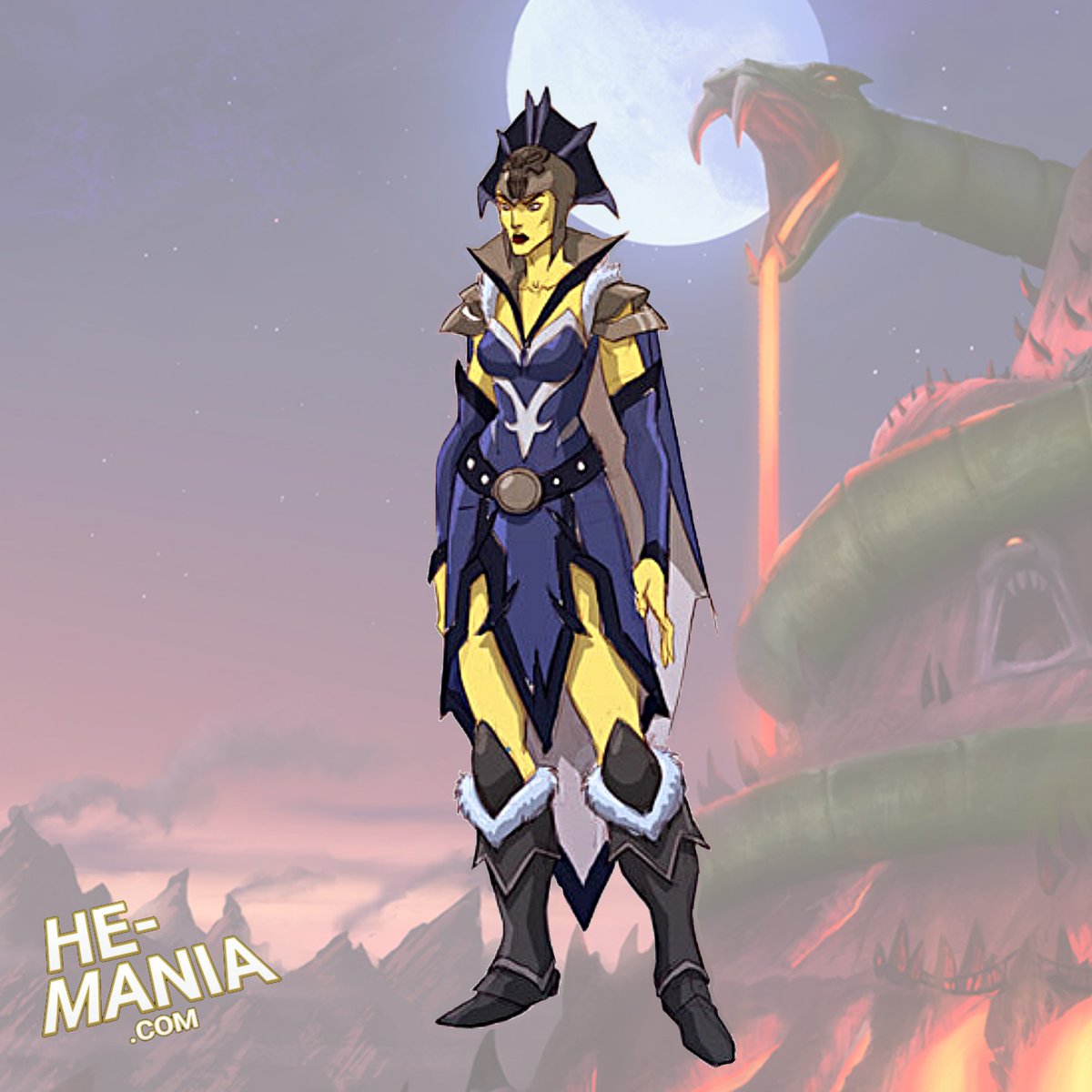 HeManiaOfficial's tweet photo. An early concept animation model for EVIL-LYN designed for the 2021 Netflix Animated Series "Masters of the Universe: Revelation".
#MastersoftheUniverse #MOTU #MastersoftheUniverseRevelation #EvilLyn #MOTUR #MOTURevelation #HeMan #Skeletor #Cartoons #PowerhouseAnimation https://t.co/s50R06qESX