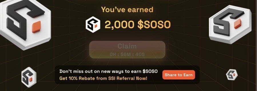 Airdrop Season 2 is  <a href="/SoSoValueCrypto/">SoSoValue</a> Live

➡️ After raising $15M, the event is now open for all users!

 How to Join:-
- Sign up with your email
- Verify your email ✔️
- Start earning EXP to increase your allocation

🔗 Join Link:-
sosovalue.com/join/84U0Q673
➡️ Referral Code (Extra