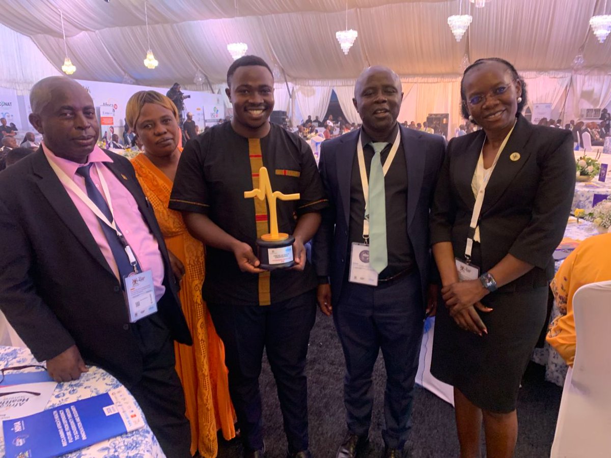 Congratulations to the #HIHA2025 AHP winners:
Ambrose Wekwanya, Jennifer Faith Nabwana, Daniel Kamara &amp; George William Ssemakula.

Thank you to all nominees and every AHP professional making a difference. 
<a href="/MinofHealthUG/">Ministry of Health- Uganda</a> <a href="/hiha_awards/">HIHA AWARDS</a>