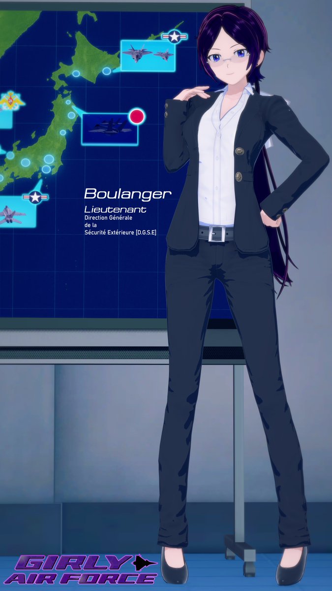 DESTROYER_ZZX's tweet photo. Boulanger or Lieutenant Boulanger !
She has been here since the start but rather keeping her presence small until now 
She's a calm collected and Mature lady From France ! 
#ガーリーエアフォース 
#ガーリー・エアフォース 
#コイカツサンシャイン 
#コイカツ https://t.co/4d9zaVW5r4