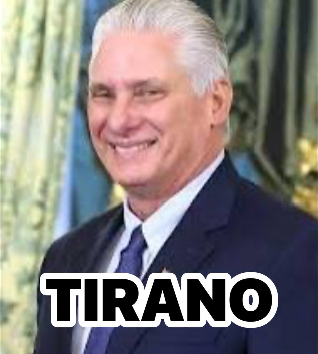 Cuba 🇨🇺 
El tirano Díaz Canel nos llama "ratas de alcantarilla" a todos los que sin pelos en la lengua, denunciamos la realidad del genocidio que está cometiendo el régimen contra sus  ciudadanos. 
Puedes llamarnos como quieras, pero no vas impedir jamás que los cubanos libres