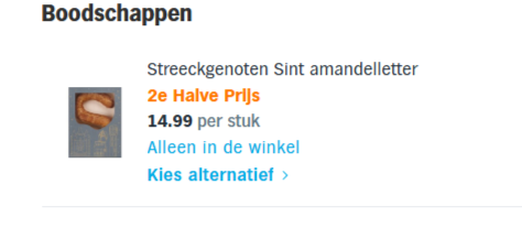 Tesnuzzing's tweet photo. @janjurk1 @Topdob11 @albertheijn Normaal geven ze inderdaad de totaalprijs aan, maar in dit geval zijn ze toch echt 14,99 per stuk zonder de aanbieding.... https://t.co/IMTd8qkS0q