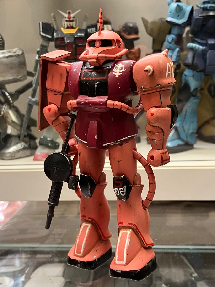 シャア専用ザクⅡ」 がトレンド入りしたようですので便乗〜🙌✨ #旧キット