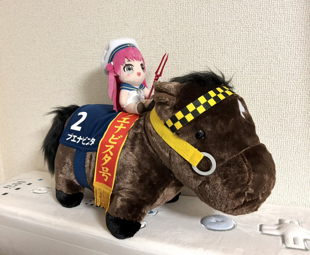 ブエナビスタのマスコット 今日ゲーセンでゲットしたクソでかブエナビスタ 可愛い💕