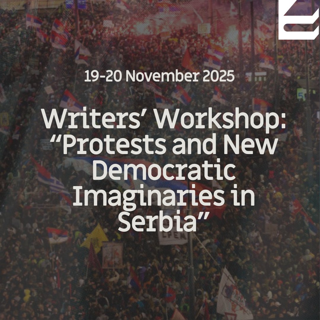 IFDT_Beograd's tweet photo. Workshop: Protests & New Democracy Horizons

Researchers analyse the student-led mobilisation wave in Serbia (emotions, identity, plenums). Public Discussion: @maja018 (@gradjanske), F. Bieber (@UniGraz), @vujoilic. Mod: @Gazela_Pudar 

🗓️ Nov 19-20, 9:30 AM (IFDT/Online). English. https://t.co/HRcZgaMv37