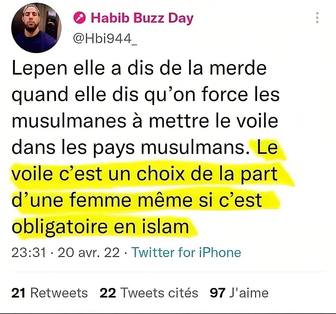 viviapostat's tweet image. Rappel : l’argument des défenseurs du voile islamique 😬