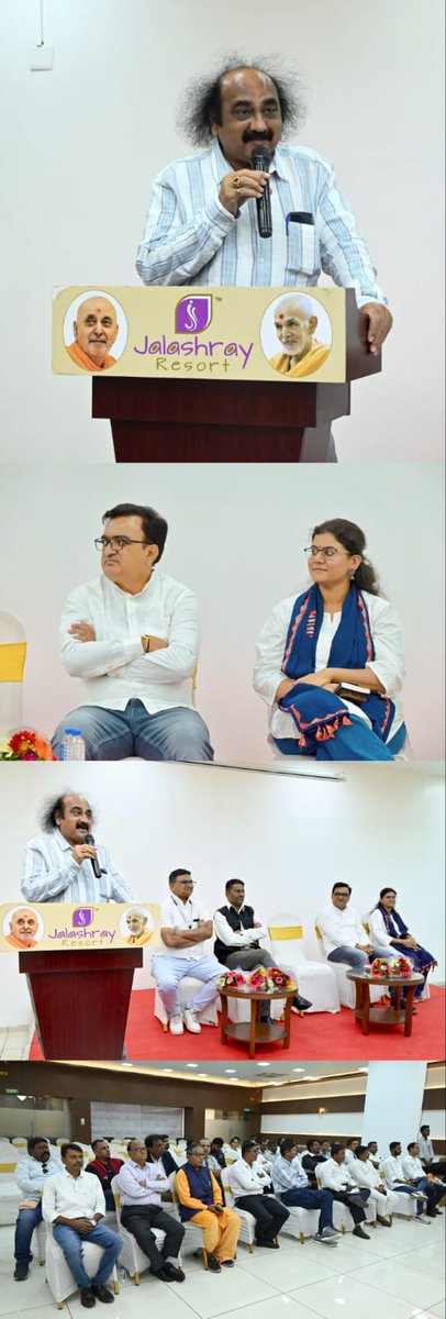 infokhedagog's tweet image. રાષ્ટ્રીય પ્રેસ દિવસે નડિયાદ ખાતે યોજાયેલા પ્રેસ સેમિનારમાં “વધતી ખોટી માહિતી વચ્ચે પ્રેસની વિશ્વસનીયતા” પર મહત્વપૂર્ણ ચર્ચા.

મહેસુલ અને આપત્તિ વ્યવસ્થાપન રાજ્યમંત્રીશ્રી સંજયસિંહ મહિડા, નડિયાદ ધારાસભ્ય શ્રી પંકજભાઈ દેસાઈ અને મ્યુનિસિપલ કમિશનર શ્રી જી.એચ.સોલંકીની વિશેષ ઉપસ્થિતિએ…