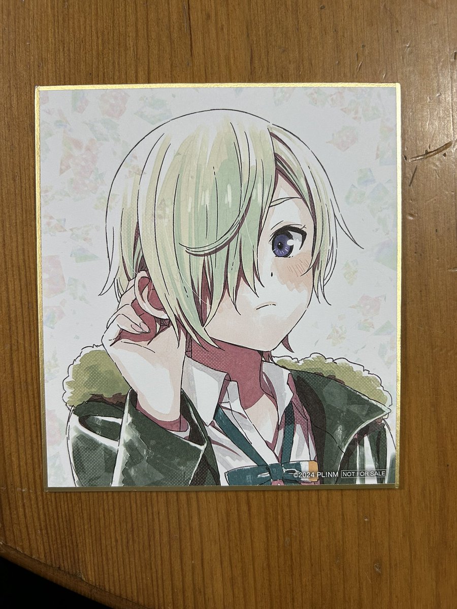 2回目の特典色紙はミアちゃん! 好きなキャラだから嬉しい! #えいがさき