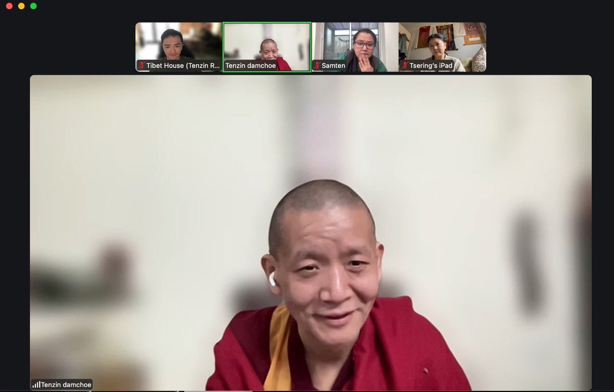 uktibetannurses's tweet photo. Thank you everyone who joined us yesterday morning for an another impactful Mindfulness and Meditation session with Geshe Damchoe la. 

Please find the link below to watch the full session. 

https://t.co/QqQTNX6Y8Y https://t.co/2wOiKrQJYK