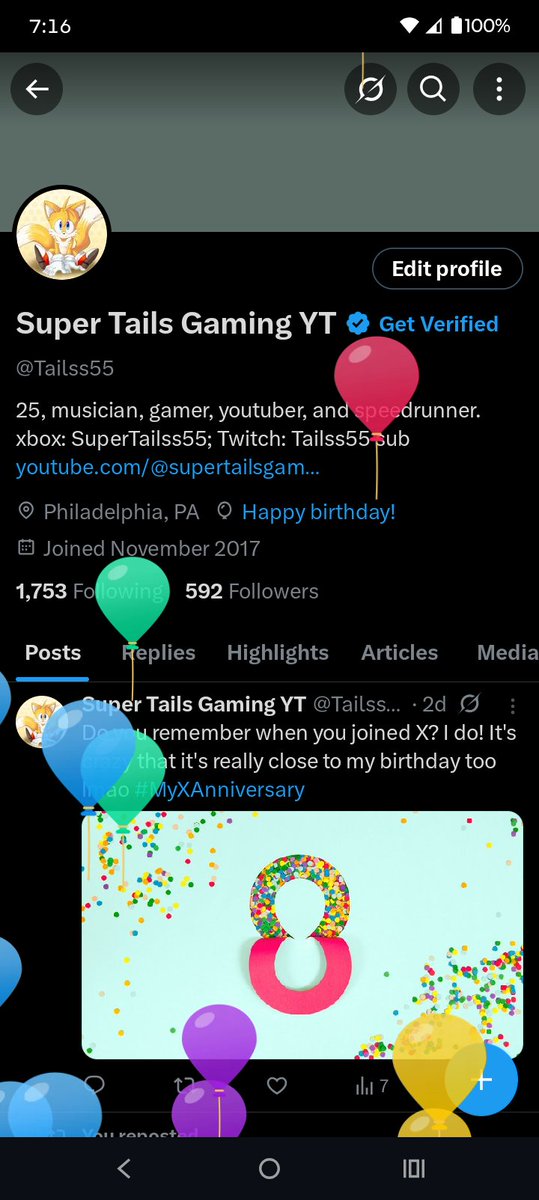 Super Tails Gaming YT tweet media