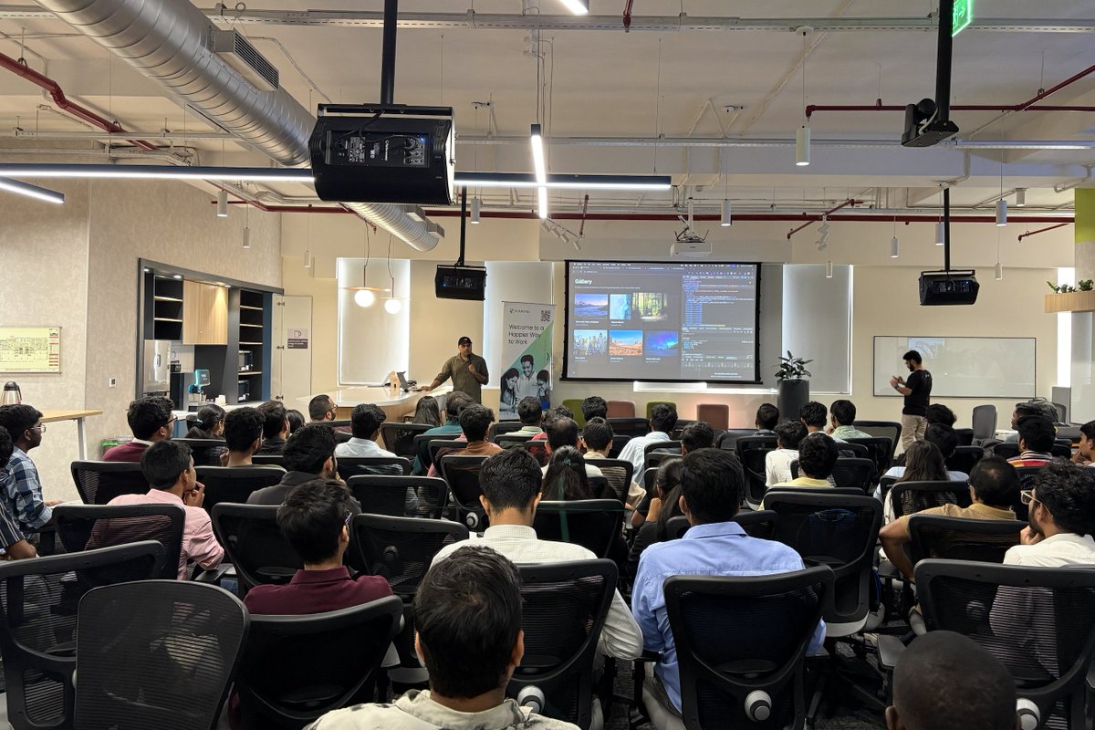 ReactPlayIO's tweet image. Glimpses of the Reactplay November meetup!!

Thanks to all the Speakers:
Milind Mishra
Rakesh M
Vineeth Pawar R
Nikhil Jha

Thanks to KANINI for hosting us!!

(1/3)