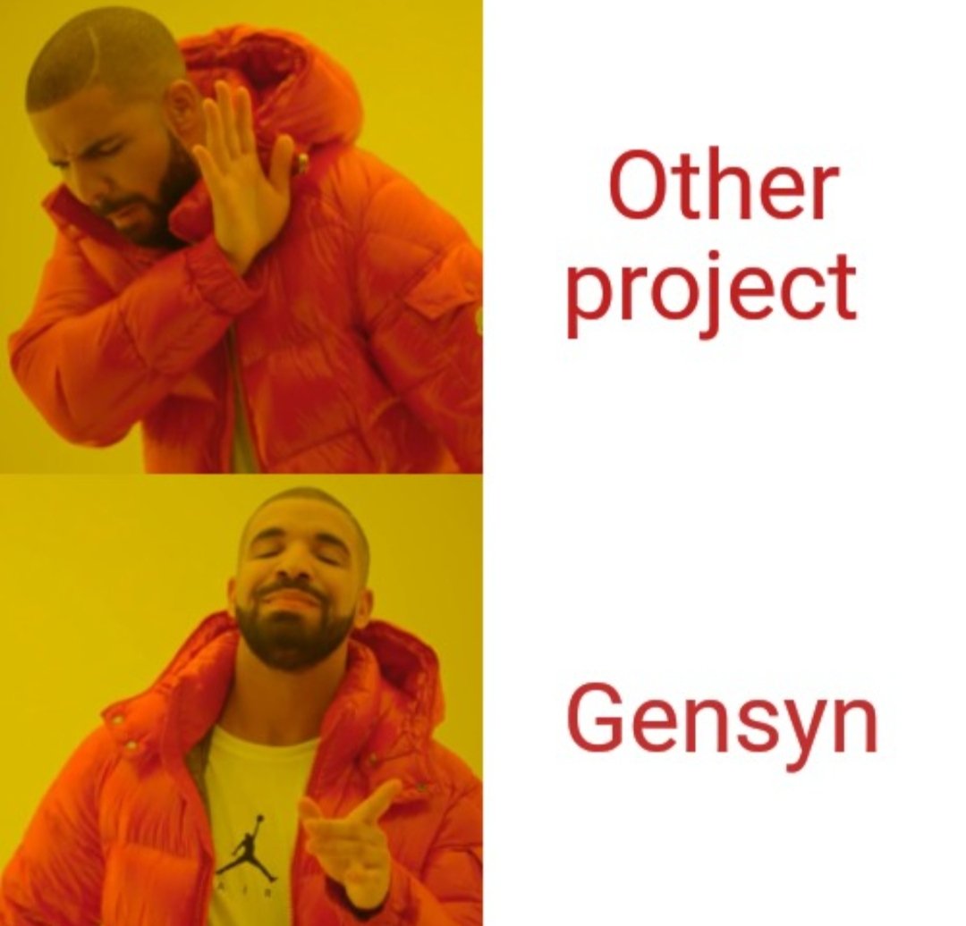 Bijendrdas6's tweet photo. Why I Choose @gensynai 

1/ Verifiable AI Training (No Trust Needed)

Gensyn proves every step of training with cryptographic verification.
You do not need to trust the compute provider the math guarantees correctness.

#gensyn #Ai https://t.co/BZRnjYCyXo