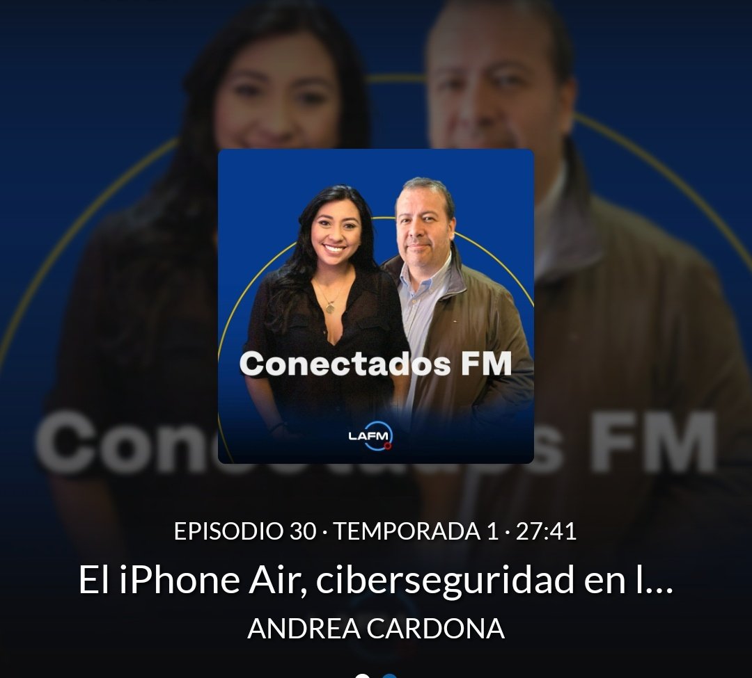Probamos el iPhone Air, la ciberseguridad en las compras en línea y la docuserie de Juan Gabriel. podcasts.apple.com/co/podcast/el-… #ConectadosFM